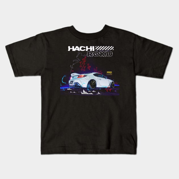 Hachi Roku The Sleeper Awaken GR86 T-Shirt Coffee Mug Apparel Hoodie Sticker Gift Kids T-Shirt by Kongcept Design